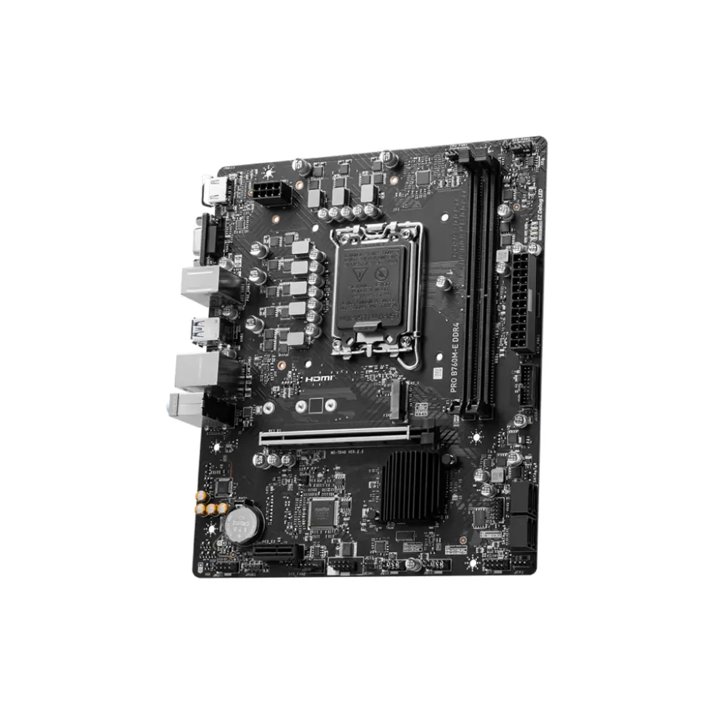 MSI PRO B760M-E DDR4 Motherboard For Intel 12th | 13th | 14th Gen view 4